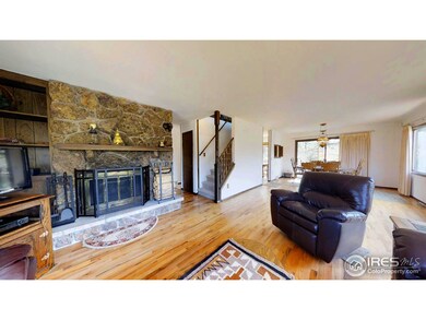 Wood burning fireplace