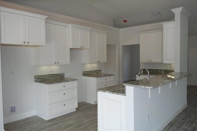 White shaker cabinets