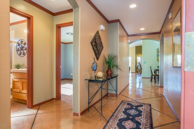 Wide front hallway