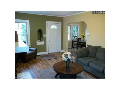 This view shows the front door entrance to this beautiful home!