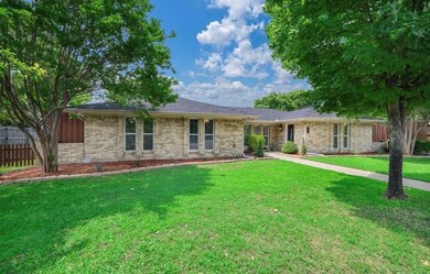 Large front yard
