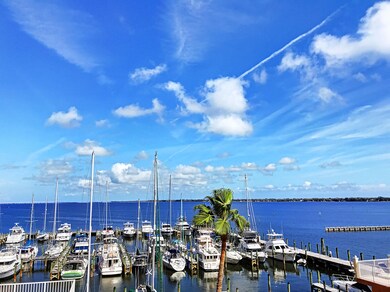 Marina and River balcony view