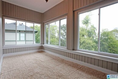 Located upstairs