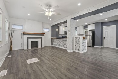 View of Living Room & Kitchen