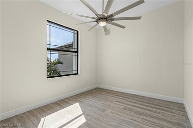 Empty room featuring light wood-type flooring and