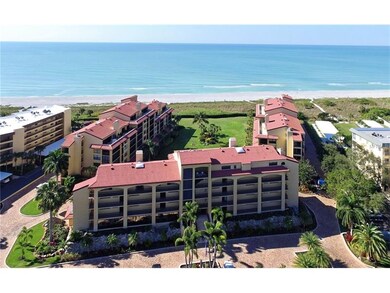 Direct beachfront complex with lush tropical lands