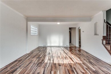 Living and dining area from front window