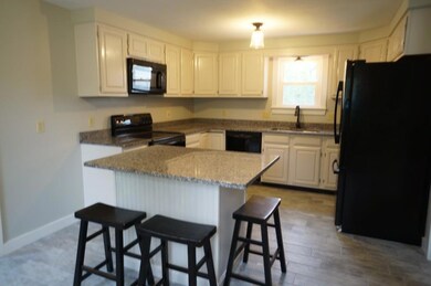 Kitchen with granite