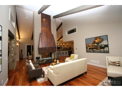 Stunning double-sided fireplace