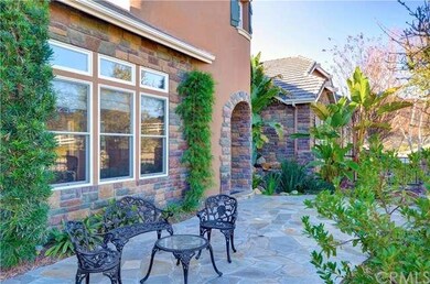 French Country style with courtyard entry