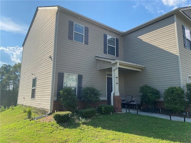 View of front of home with a front yard
