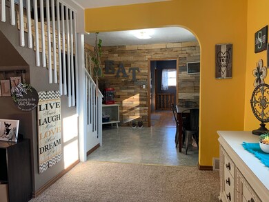Living room looking into dining room