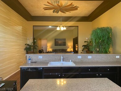 view from kitchen ,beautiful custom paint in every