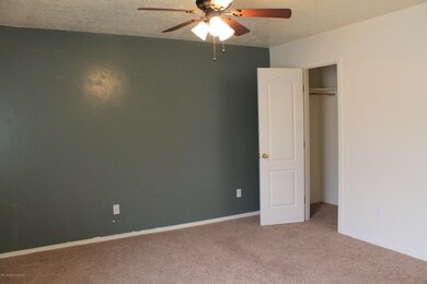 Master bedroom and closet