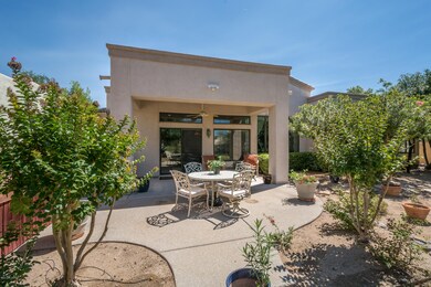 Back view of patio