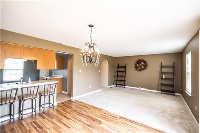 Entertaining is easy in the open concept flow from