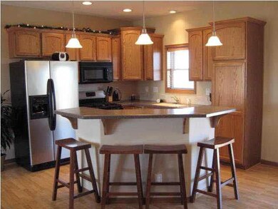 Open floor plan with the dining room and living ro