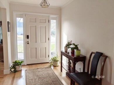 Foyer with large guest closet