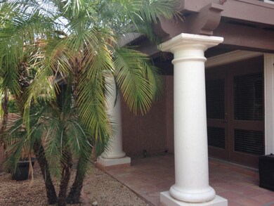 Large front patio