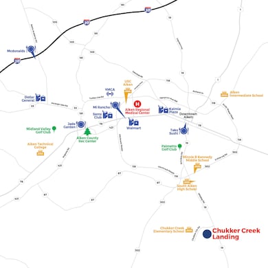 Chukker Creek Landing Points of Interest