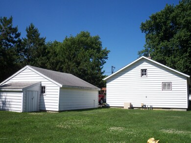 Back of house and garage