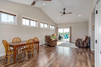 Wide open space. Did you know that those windows have electric blinds.?