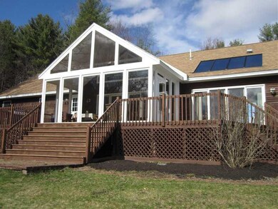 Exterior Back. Bright sun room