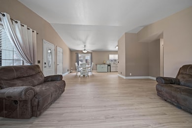 living room & dining area