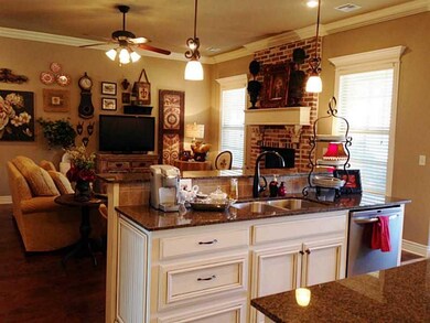 Interior Space/Layout. view of Living Room From Ki