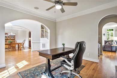 Living Room has views of the Dining Room and hidde