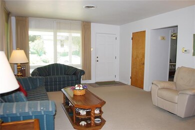 Living room with view to entry.