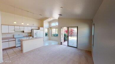 Family Room and Kitchen