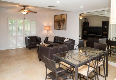 Dining and living combo