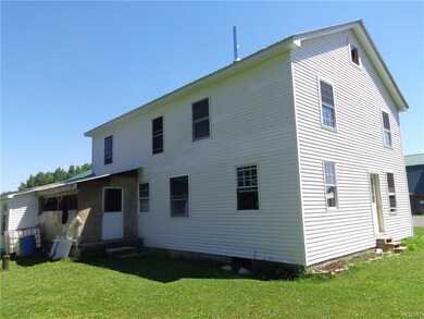 Rear view of dwelling