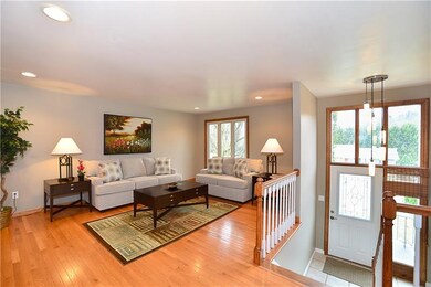 WIDE OPEN floor plan with beautiful hardwood floor