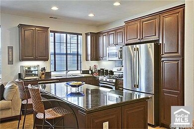 Beautiful kitchen with large island and cherrywood
