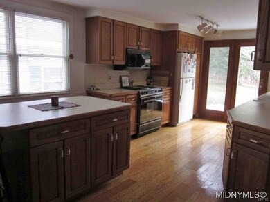 Back French door to deck