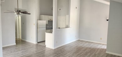 View of kitchen and dinning area