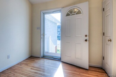 Welcoming foyer with hardwood floors!