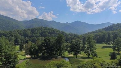 View from main level covered porch of Maggie Valley Club