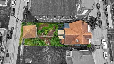 Aerial Bird Eye View Highlighting Property