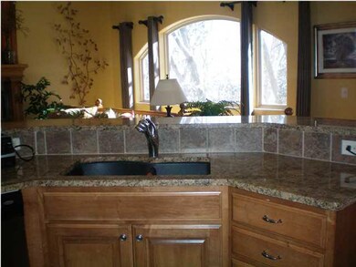 BEAUTIFUL VIEW FROM KITCHEN SINK - SHOWING GRANITE