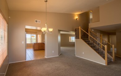 View to Kitchen & Great Room
