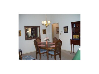 The dining room gives you ample space for entertai