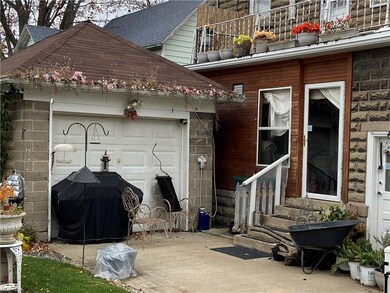 Garage and back of house