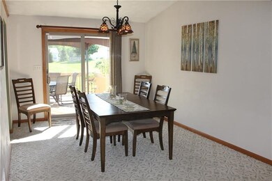 Dining room which leads to the deck.