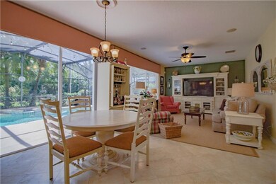 Dinette and family room with scenic view!