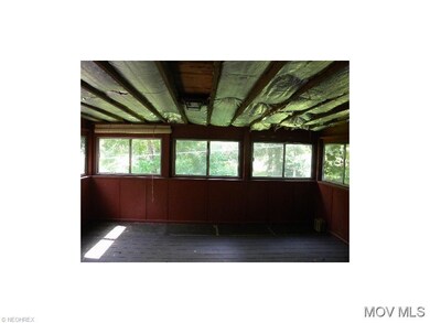 enclosed back porch