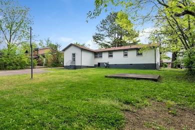 Fenced in backyard that backs up to a peaceful creek