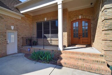Inviting front porch